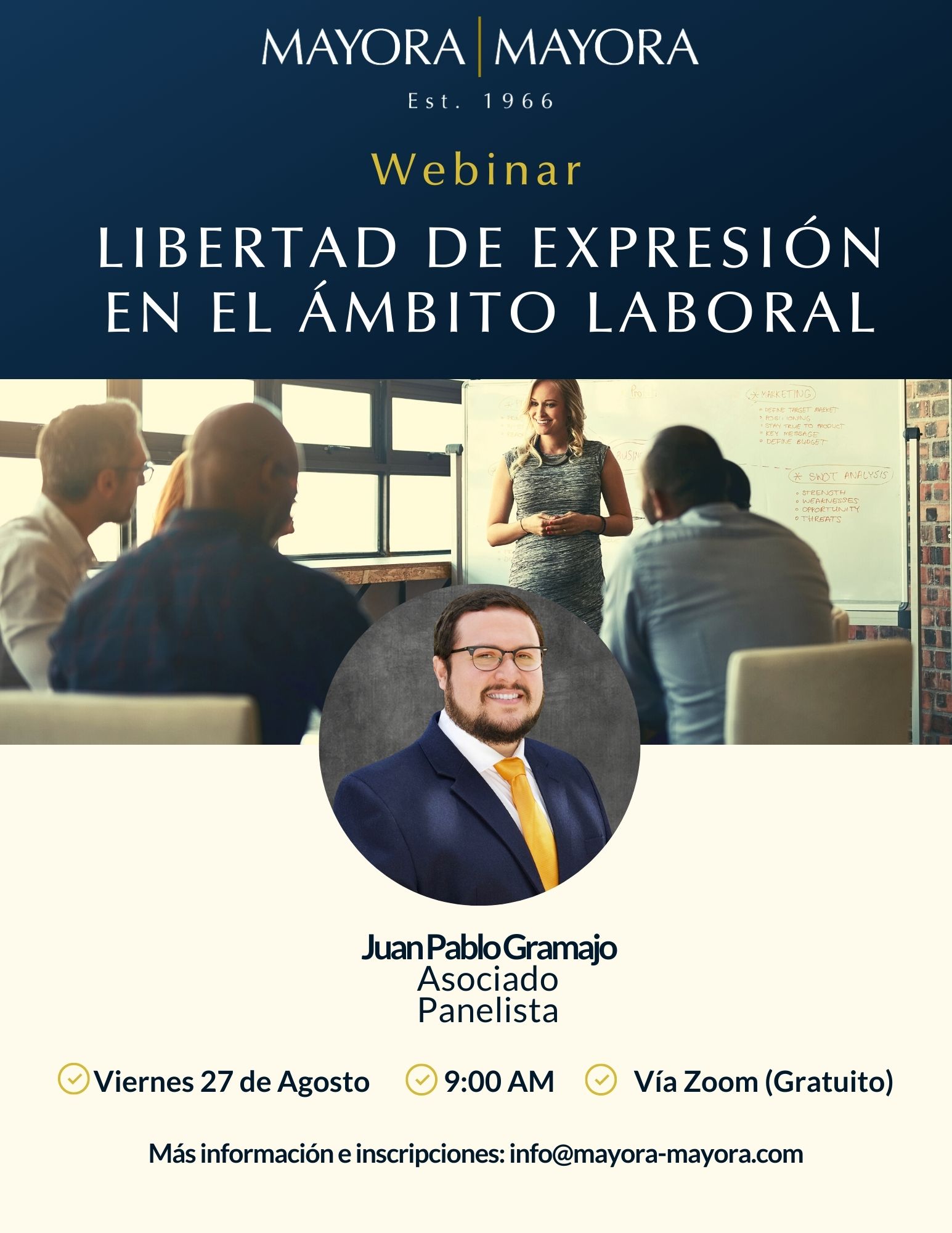 Read more about the article M&M GT Webinar – Libertad de expresión en el ámbito laboral.