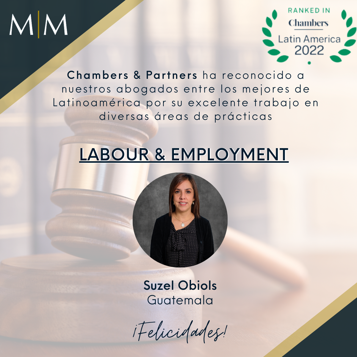 You are currently viewing M&M Reconocimiento- Chambers & Partners “Labour & Employment”