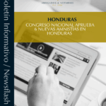 Boletín Informativo – Honduras