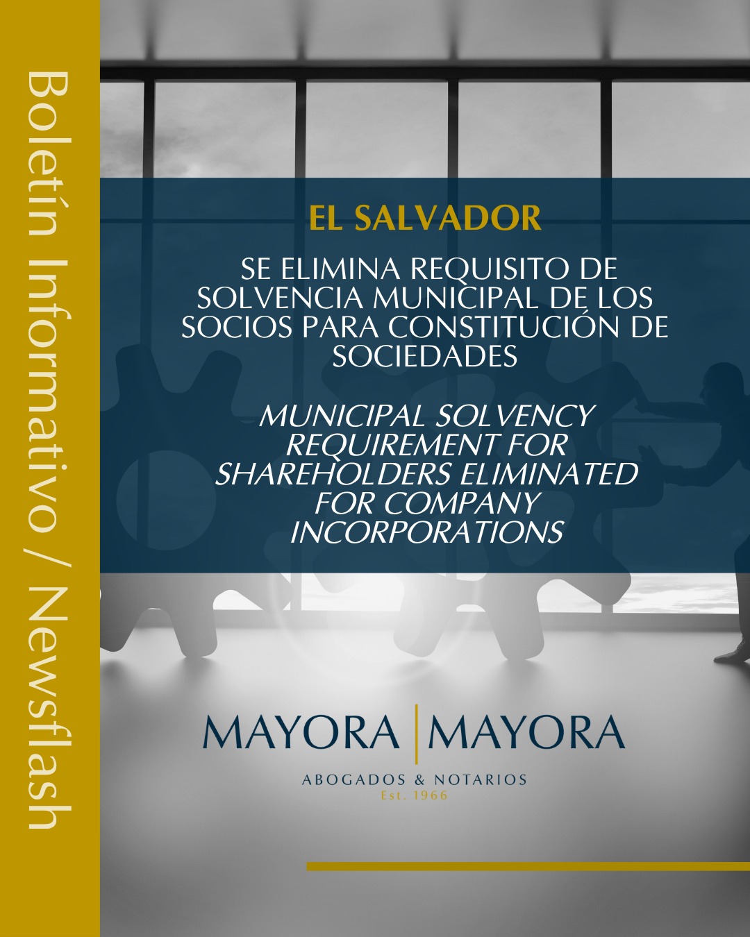 Read more about the article El Salvador: Municipal solvency requirement for shareholders eliminated for company incorporations